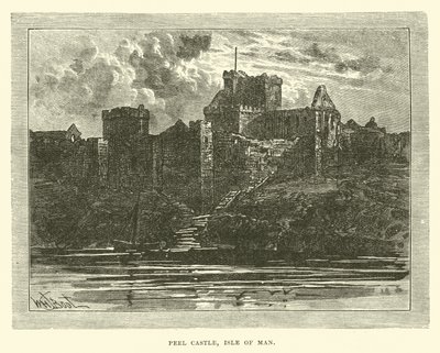 Peel Castle, Ilha de Man de English School