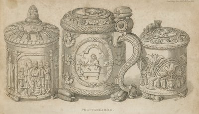 Peg Tankards de English School