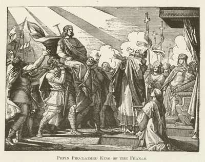 Pepin Proclamado Rei dos Francos de English School