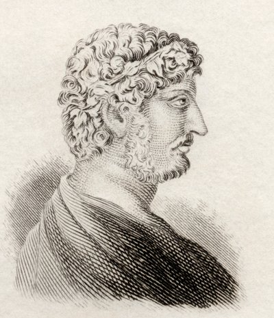 Persius, do "Dicionário Histórico de Crabb", publicado em 1825 de English School
