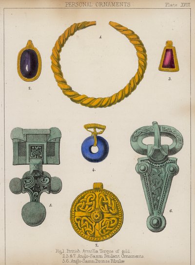 Ornamentos pessoais (cor litho) de English School