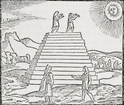 "Peruanos Adorando o Sol", de "A História Narrativa e Crítica da América", editado por Justin Winsor, Londres, 1886 de English School
