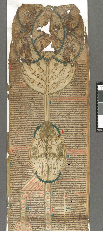 Pedro de Poitiers, Compendium historiae in genealogia Christi (Pergaminho) de English School