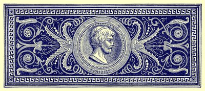 Phidias, ilustração da História de Roma por Victor Duruy, publicada em 1884 (imagem digitalmente melhorada) de English School