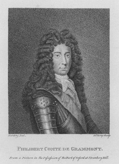 Philibert Comte de Grammont (gravura) de English School