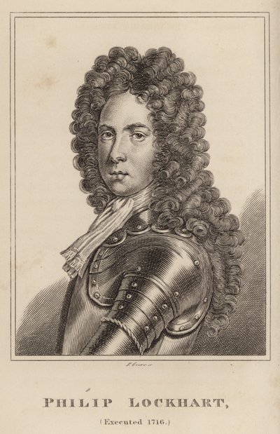Philip Lockhart, executado em 1716 de English School