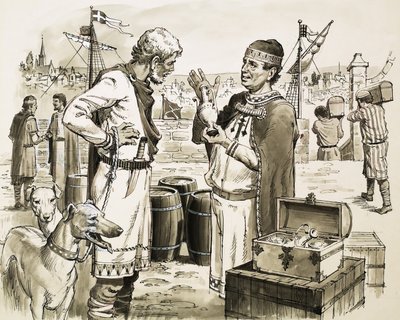 Comerciantes fenícios de English School