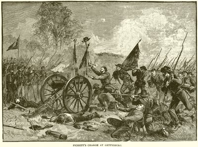 Picketts Charge em Gettysburg de English School
