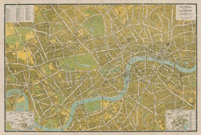 Mapa pictórico de Londres de English School