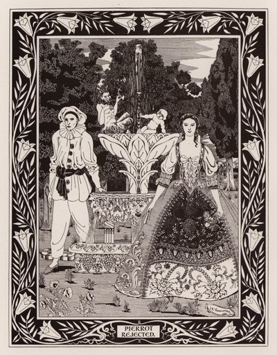 Pierrot rejeitado (litho) de English School