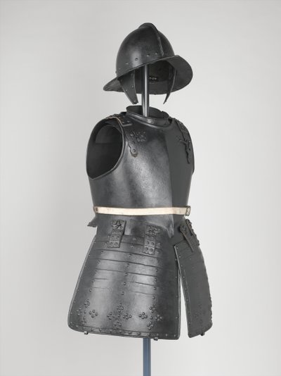 Placa de peito do Pikeman, c.1630-40 (metal) de English School