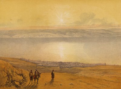 Lugares mencionados na Bíblia: Tiberias (chromolitho) de English School