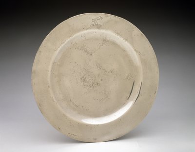 Placa, c. 1750 (peltre) de English School