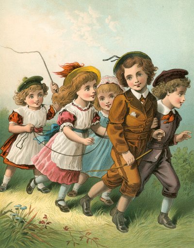 Brincando em cavalos de English School