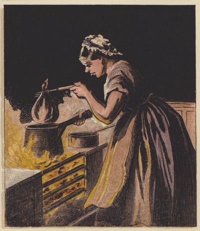 Pudim de Ameixa Quente, Pudim de Ameixa Frio (cor litho) de English School