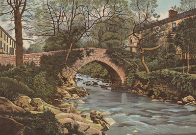 Plymouth: Ivybridge, perto de Plymouth (lito a cores) de English School