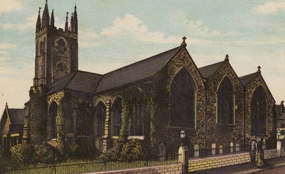 Plymouth: Igreja de St Andrews (cor litho) de English School