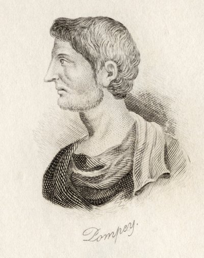 Pompeu, do "Dicionário Histórico de Crabb", publicado em 1825 de English School