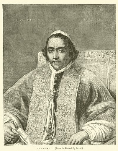 Papa Pio VII (gravura) de English School