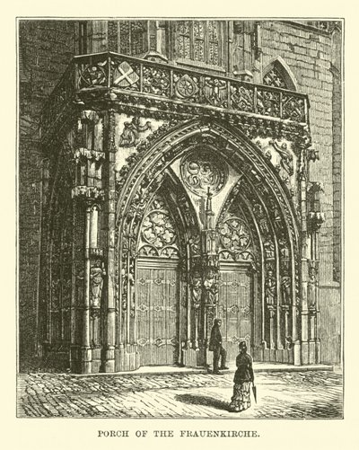 Pórtico da Frauenkirche de English School