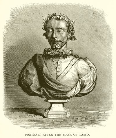 Retrato após a máscara de Tasso de English School