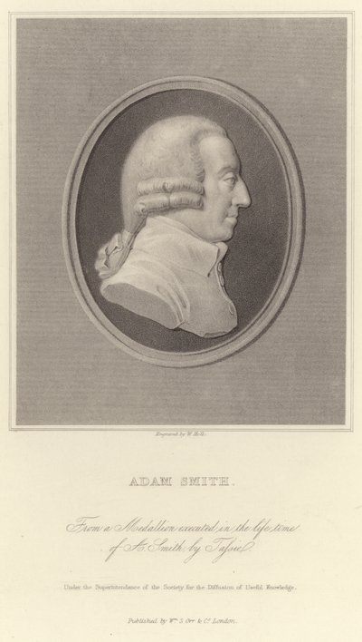 Retrato de Adam Smith de English School
