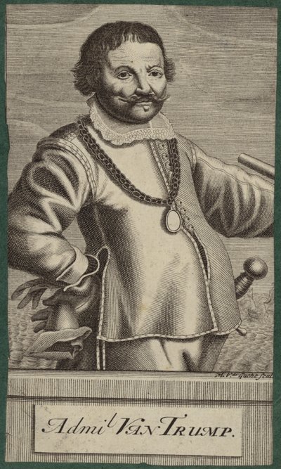 Retrato do Almirante por Trump de English School