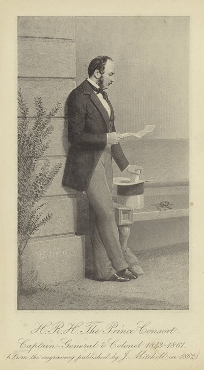 Retrato de Albert, o príncipe consorte de English School