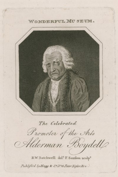 Retrato de Alderman Boydell de English School