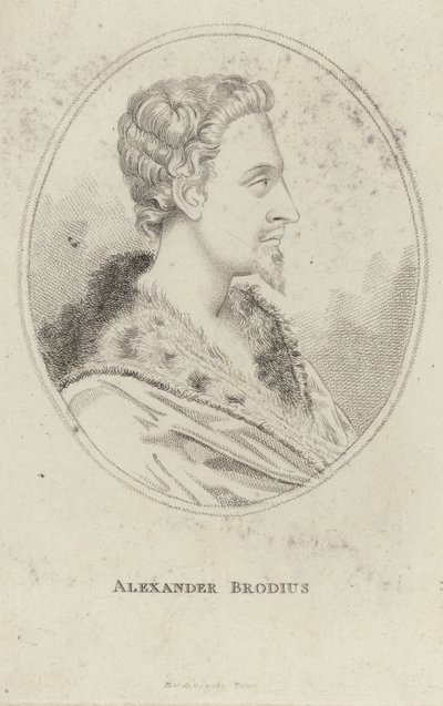 Retrato de alexander brodius de English School