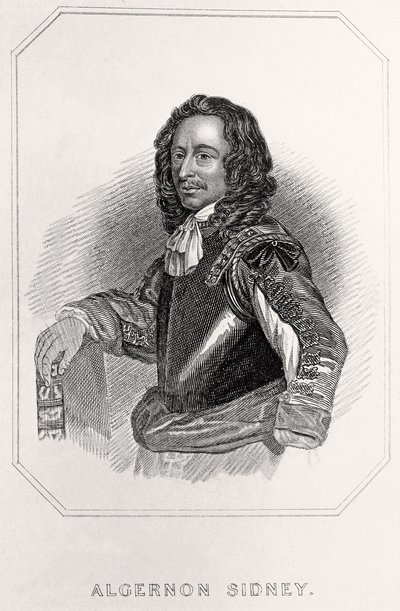 Retrato de Algernon Sidney, 1835 de English School