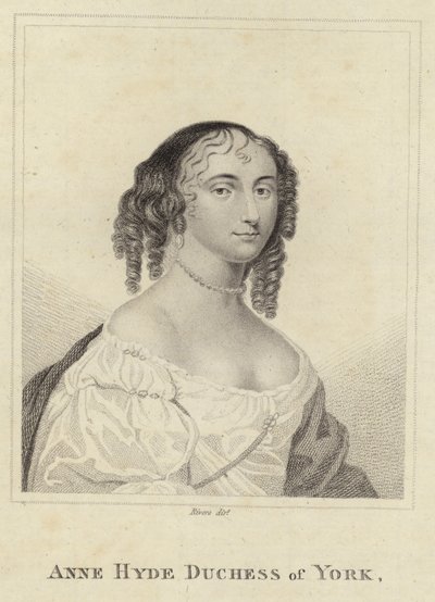 Retrato de Anne Hyde de English School