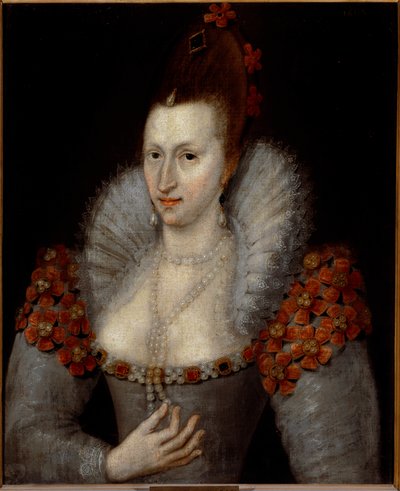 Retrato de Ana da Dinamarca (Pintura de English School