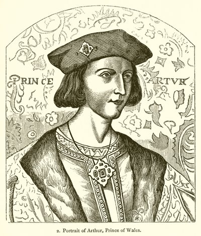 Retrato, de, arthur, príncipe, de, gales de English School