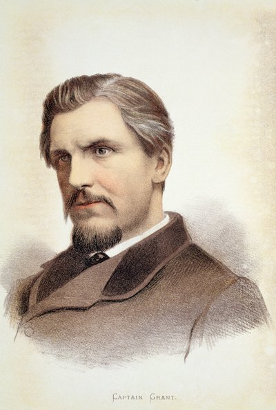 Retrato do capitão James Augustus Grant (1827-87) de English School