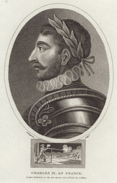 Retrato de Carlos IX da França de English School