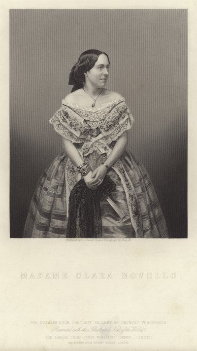Retrato de Clara Novello de English School