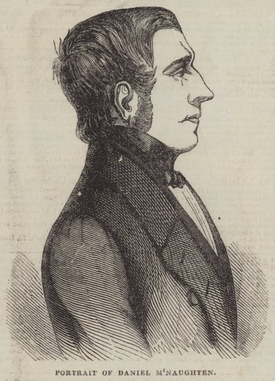 Retrato de Daniel M "Naughten de English School