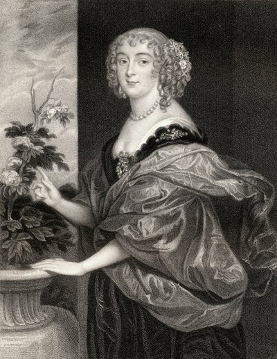 Retrato de Dorothy Sidney, Condessa de Sunderland, de Lodges British Portraits, 1823 de English School