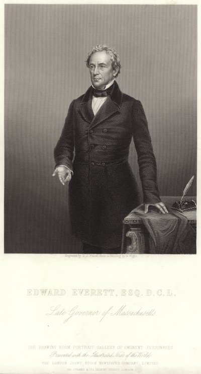 Retrato de Edward Everett de English School