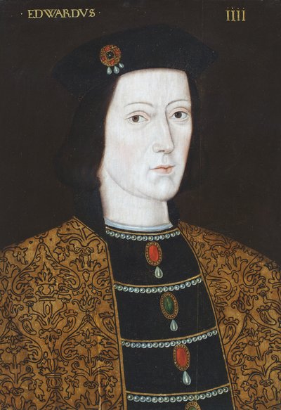 Retrato de Eduardo IV (óleo sobre painel) de English School