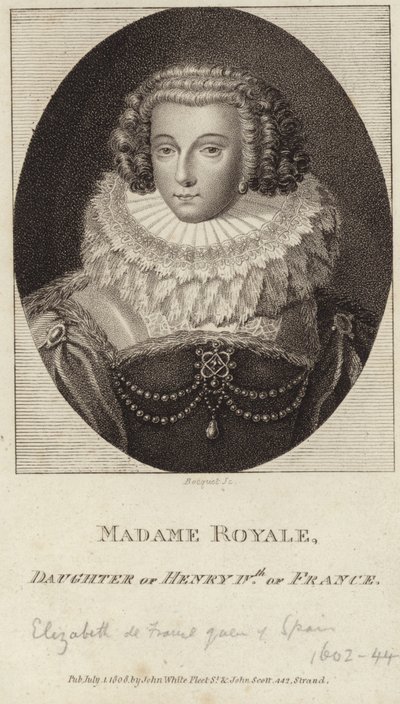 Retrato de Elisabeth da França de English School