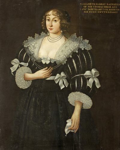 Retrato de Elizabeth Gorges (óleo sobre painel) de English School