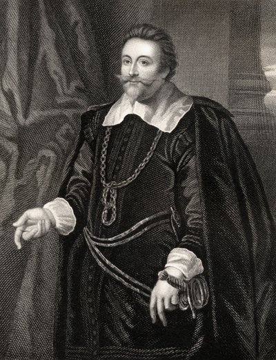 Retrato de Francis Cottington, de Lodges British Portraits, 1823 de English School