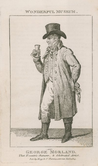 Retrato de George Morland de English School