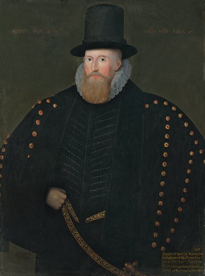 Retrato de Henry, 1º Barão Norris, de Rycote, 1585 de English School