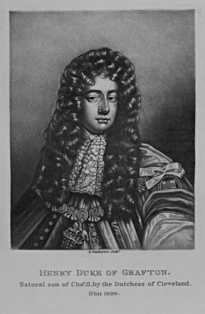 Retrato de Henry Duke of Grafton, de &39;Personagens Ilustres na História Britânica&39;, de Richard Earlom e Charles Turner, 1815 de English School