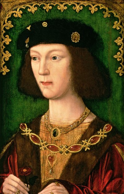 Retrato de Henrique VIII (1491-1547), c.1509 de English School