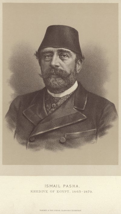 Retrato, de, ismail, pasha de English School