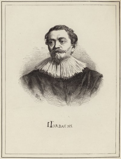 Retrato de Jacob Jordaens de English School